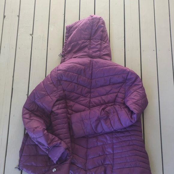 Like-New Purple Puffer Coat - Picture 5 of 5